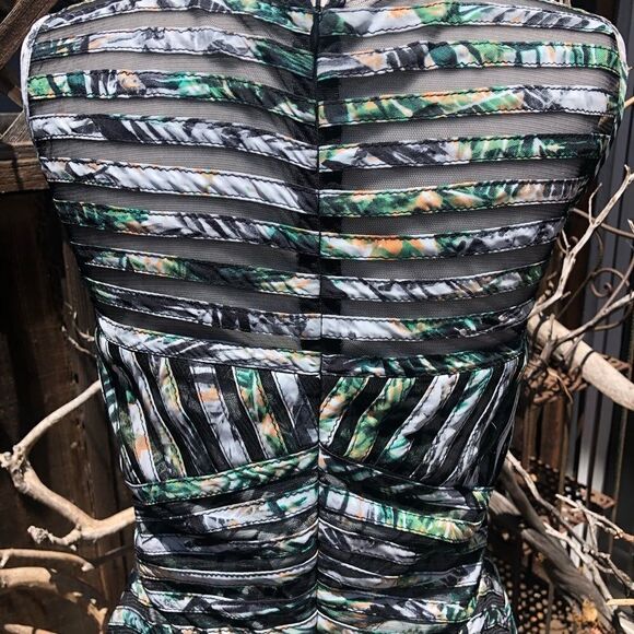 NWOT Parker Mirabella Palm Sleeveless Stripe Dress - Picture 7 of 13